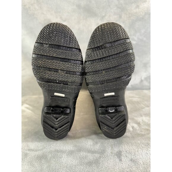 Hunter Boots Girl's size 2 Black Knee-High Rain Boots - Picture 7 of 11